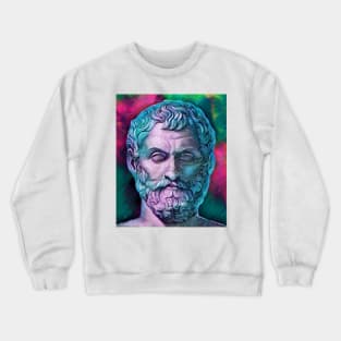 Thales of Miletus Portrait | Thales of Miletus Artwork 3 Crewneck Sweatshirt